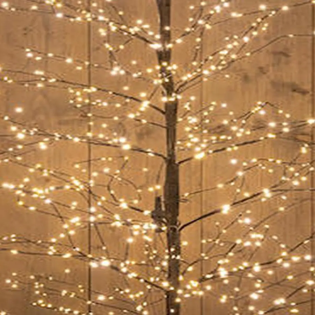 Anna's Collection LED Boom 180cm Warm Wit - 1500 Lampjes Zwart - afbeelding 2 van 3