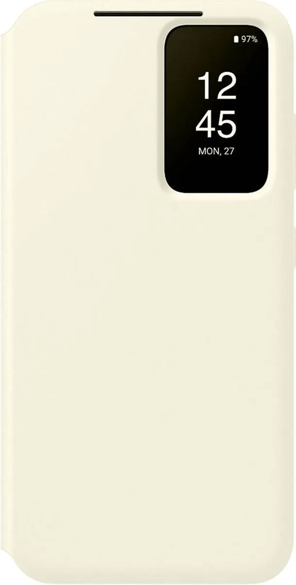 Samsung Smart S View Hoesje Galaxy S23 - Cream - EF-ZS911CUEGWW