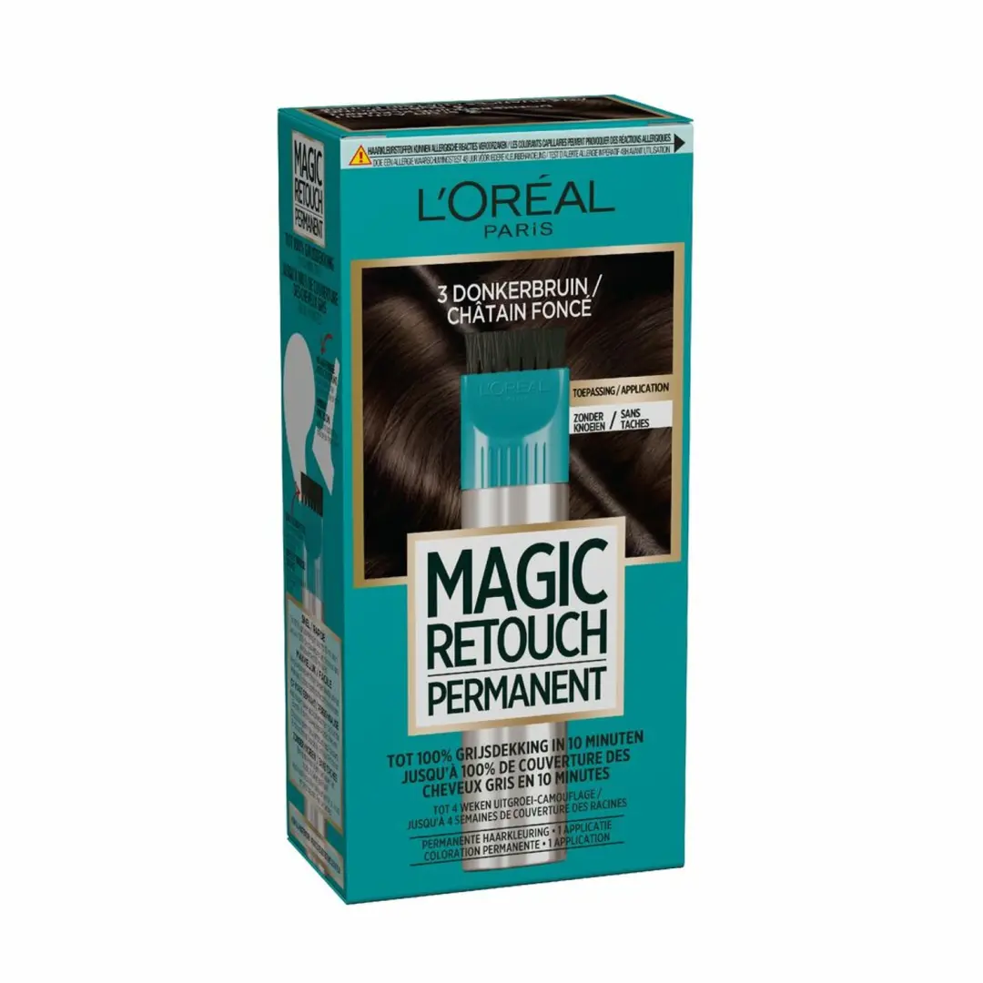 L'Oréal Paris Magic Retouch Permanent Donkerbruin 190g - afbeelding 4 van 5