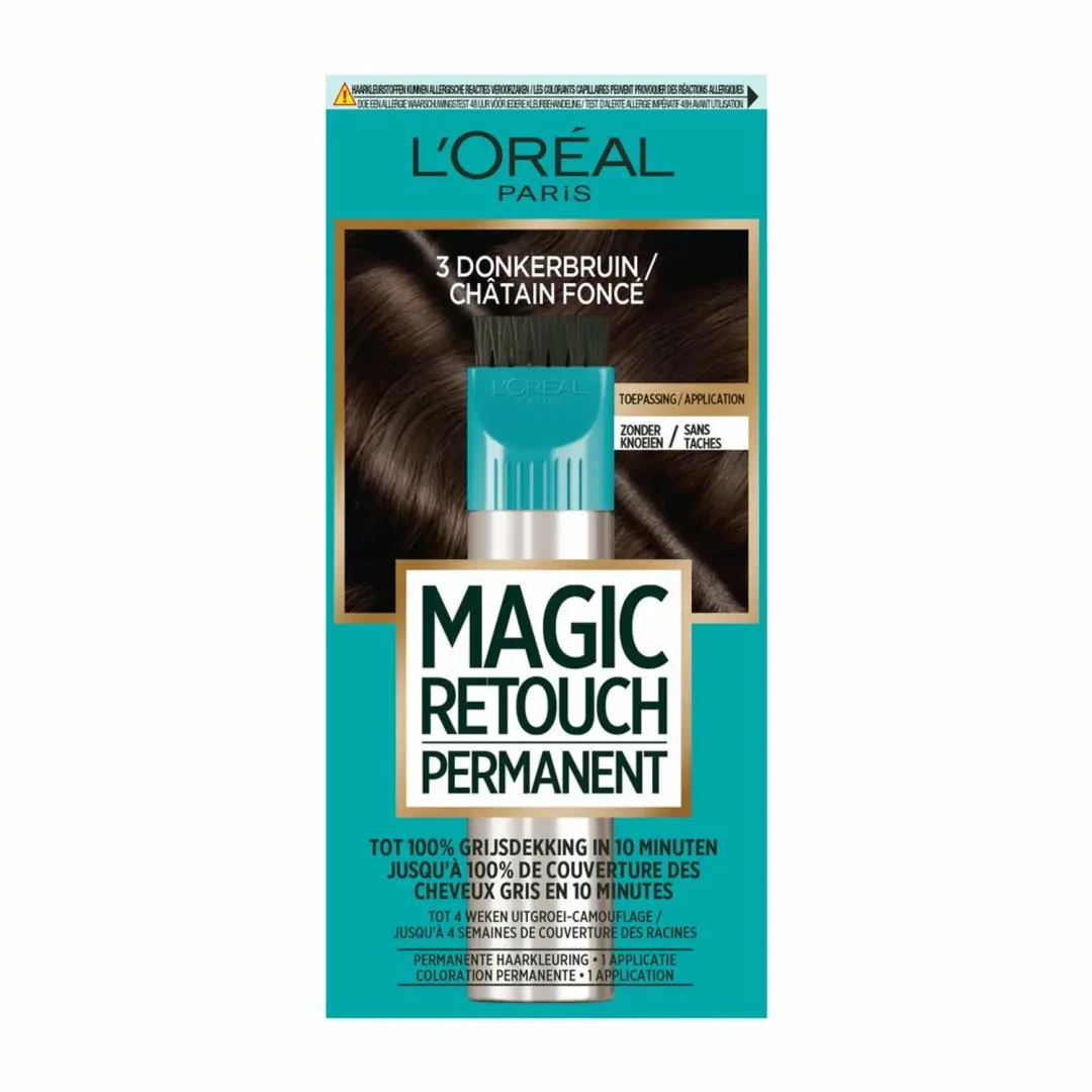 L'Oréal Paris Magic Retouch Permanent Donkerbruin 190g