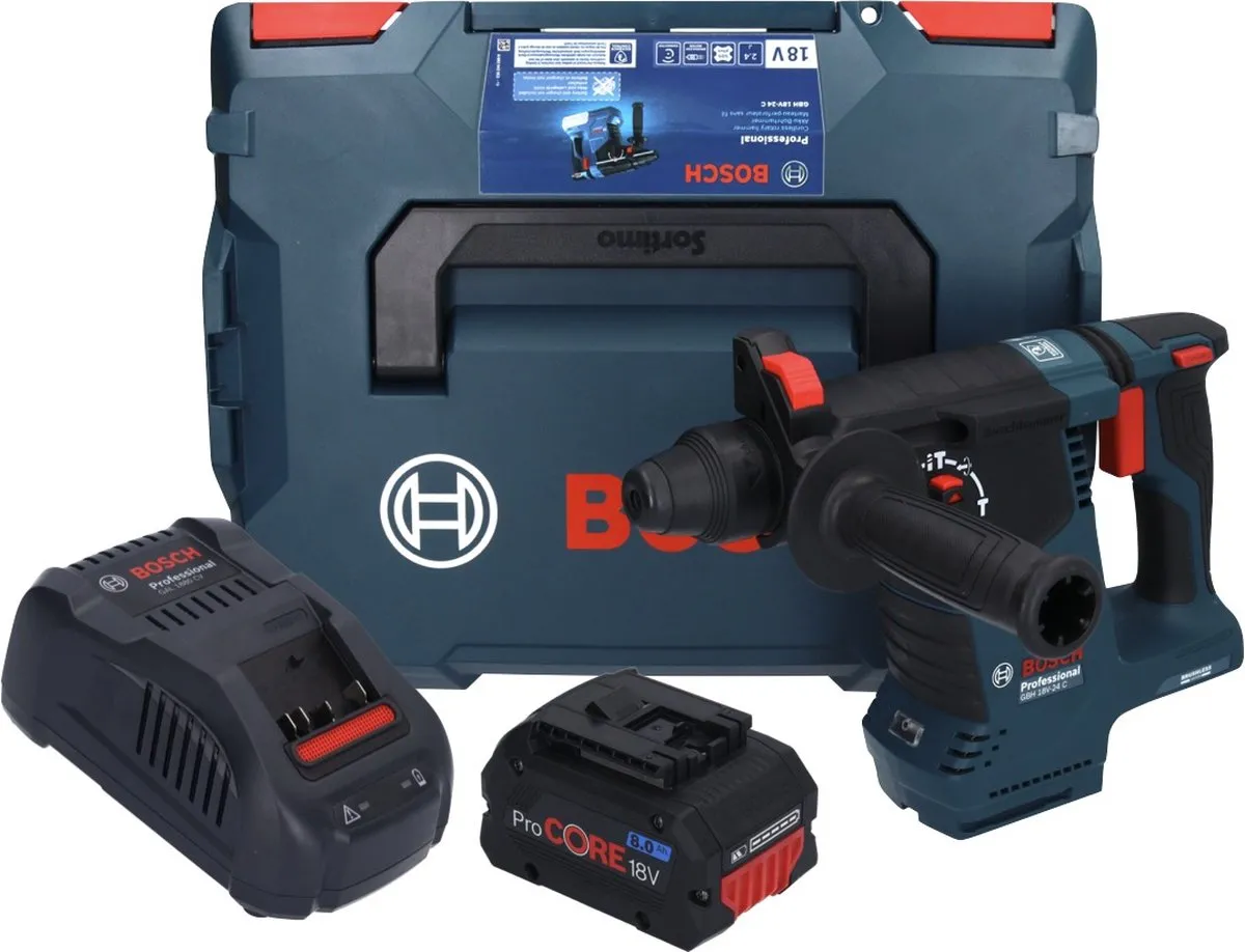 Bosch Professional GBH 18V-24 C Boorhamer - 2,4J - SDS-plus - 18V