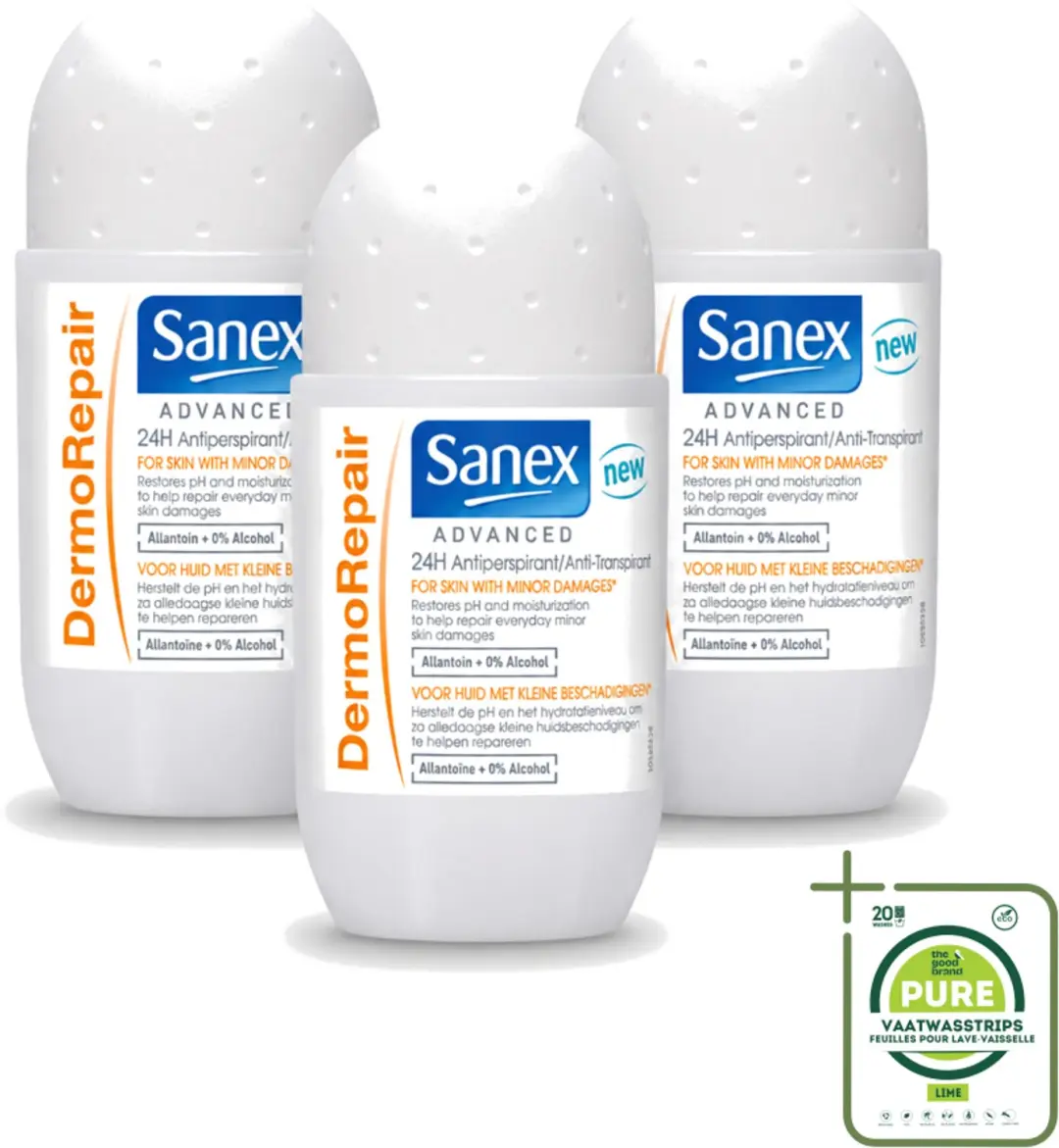 3 x Sanex Advanced