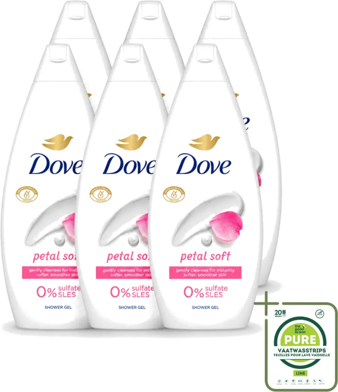 6 x Dove Petal Soft