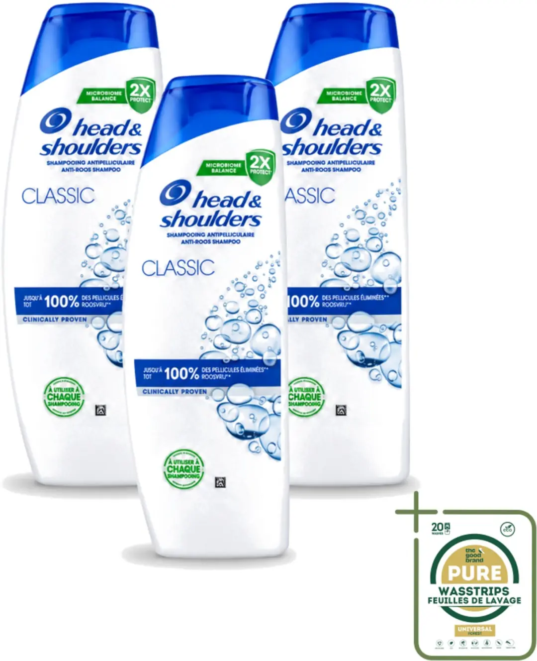 3 x Head & Shoulders