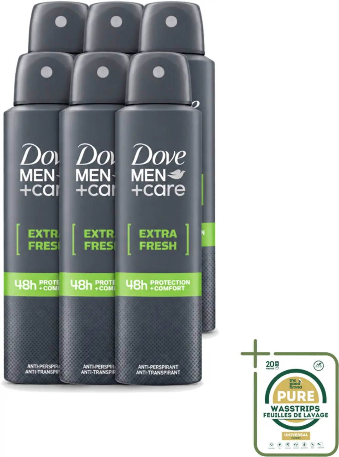 6 x Dove Men+Care