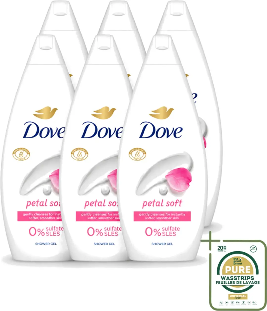 6 x Dove Petal Soft