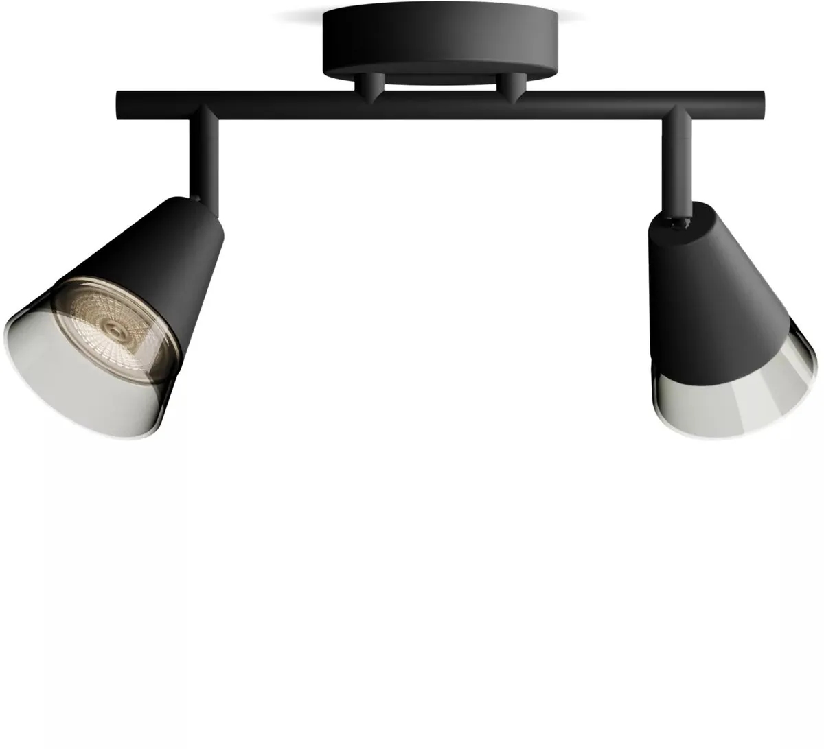 Philips Cleft Spot Plafondspot 2x5W - Zwart