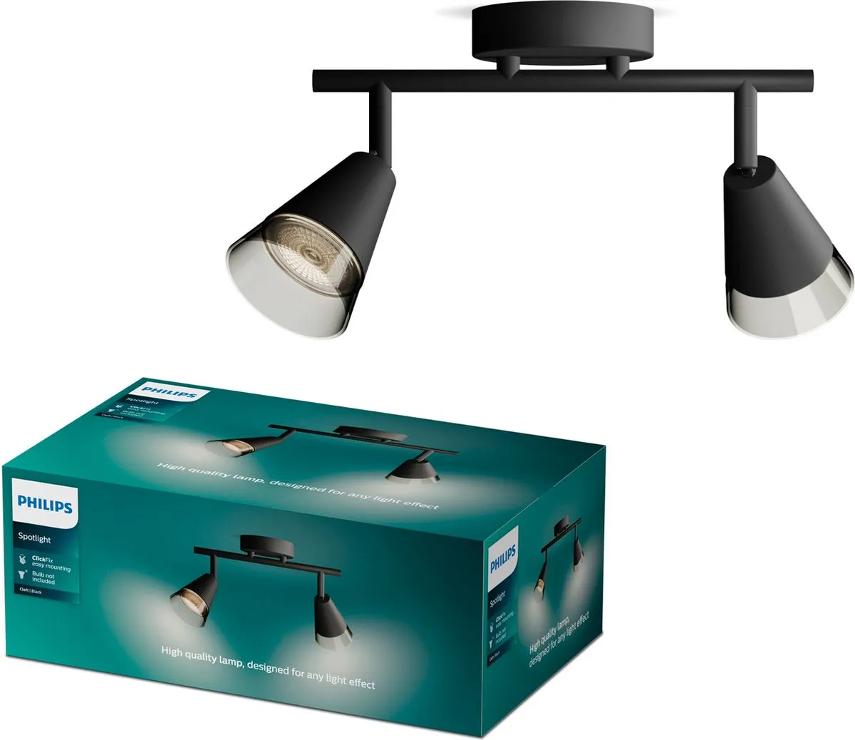 Philips Cleft Spot Plafondspot 2x5W