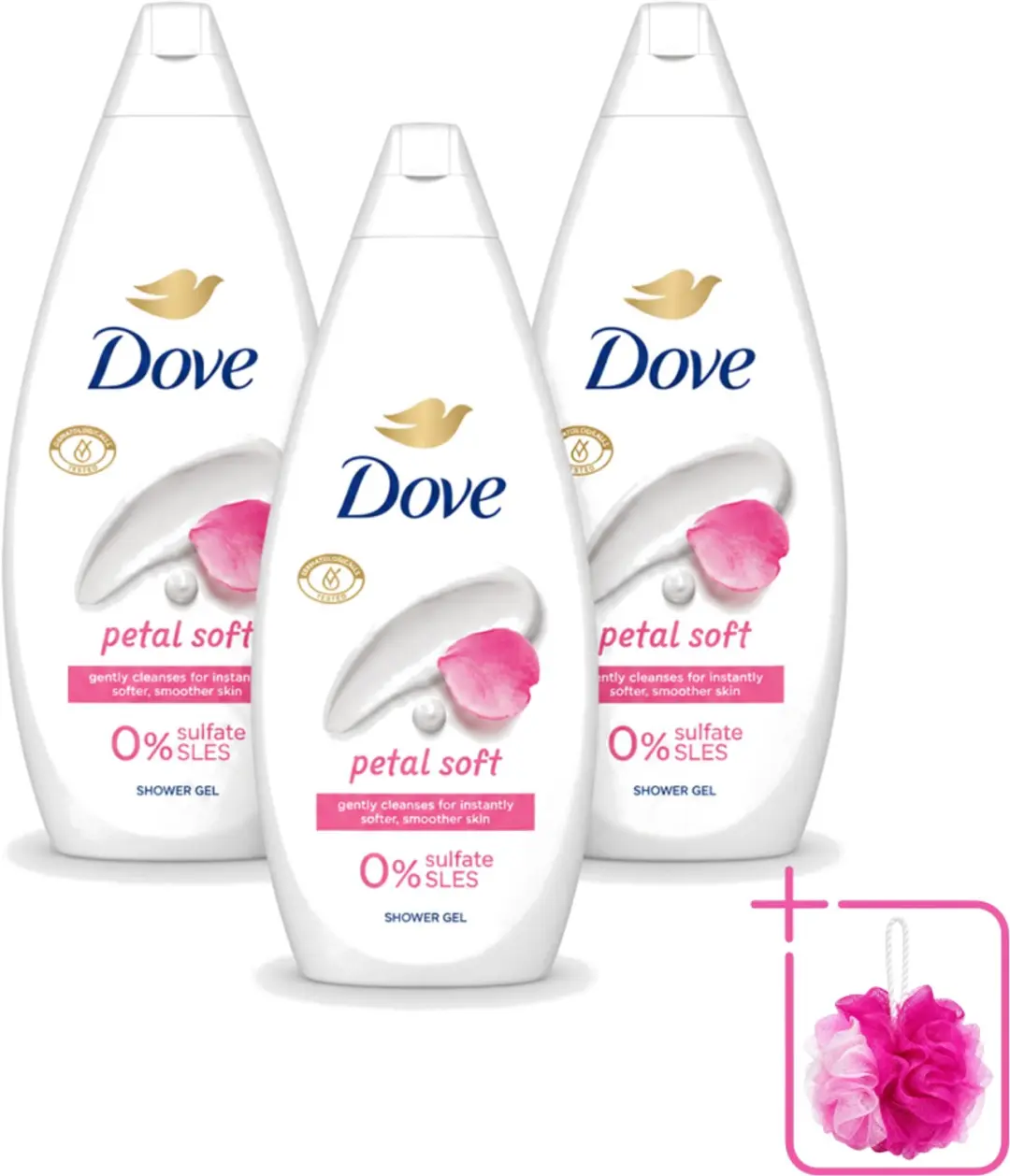 3 x Dove Petal Soft