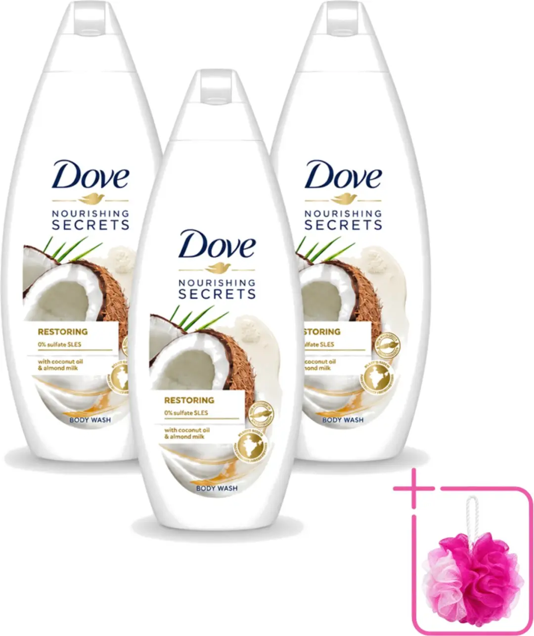 3 x Dove Nourishing Secrets