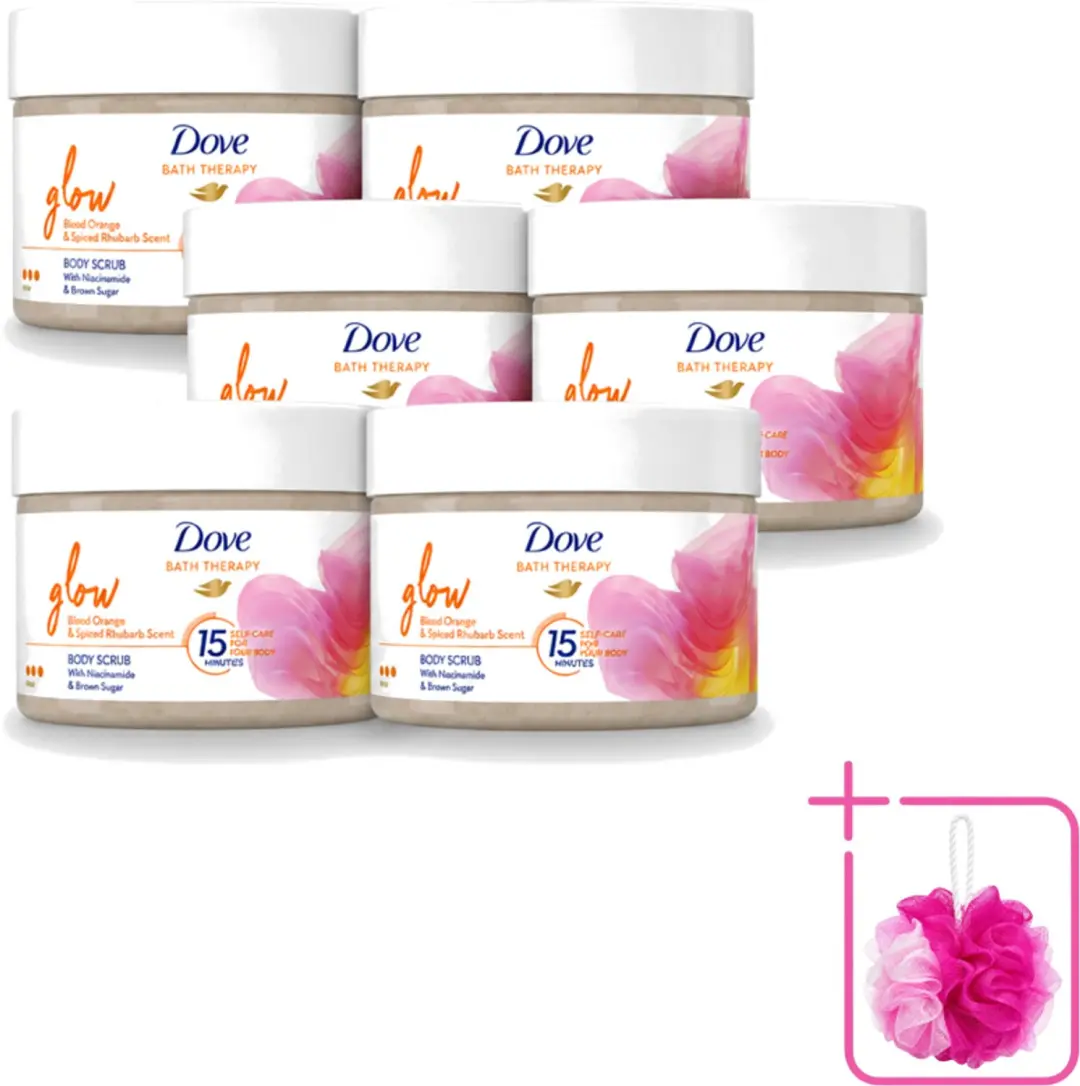 6 x Dove Bath Therapy Glow