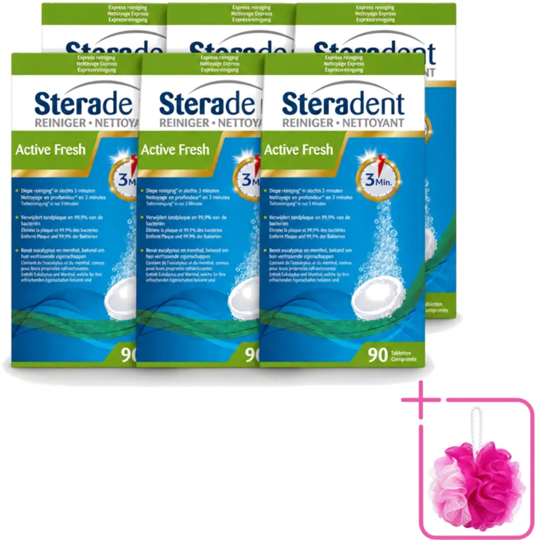 6 x Steradent