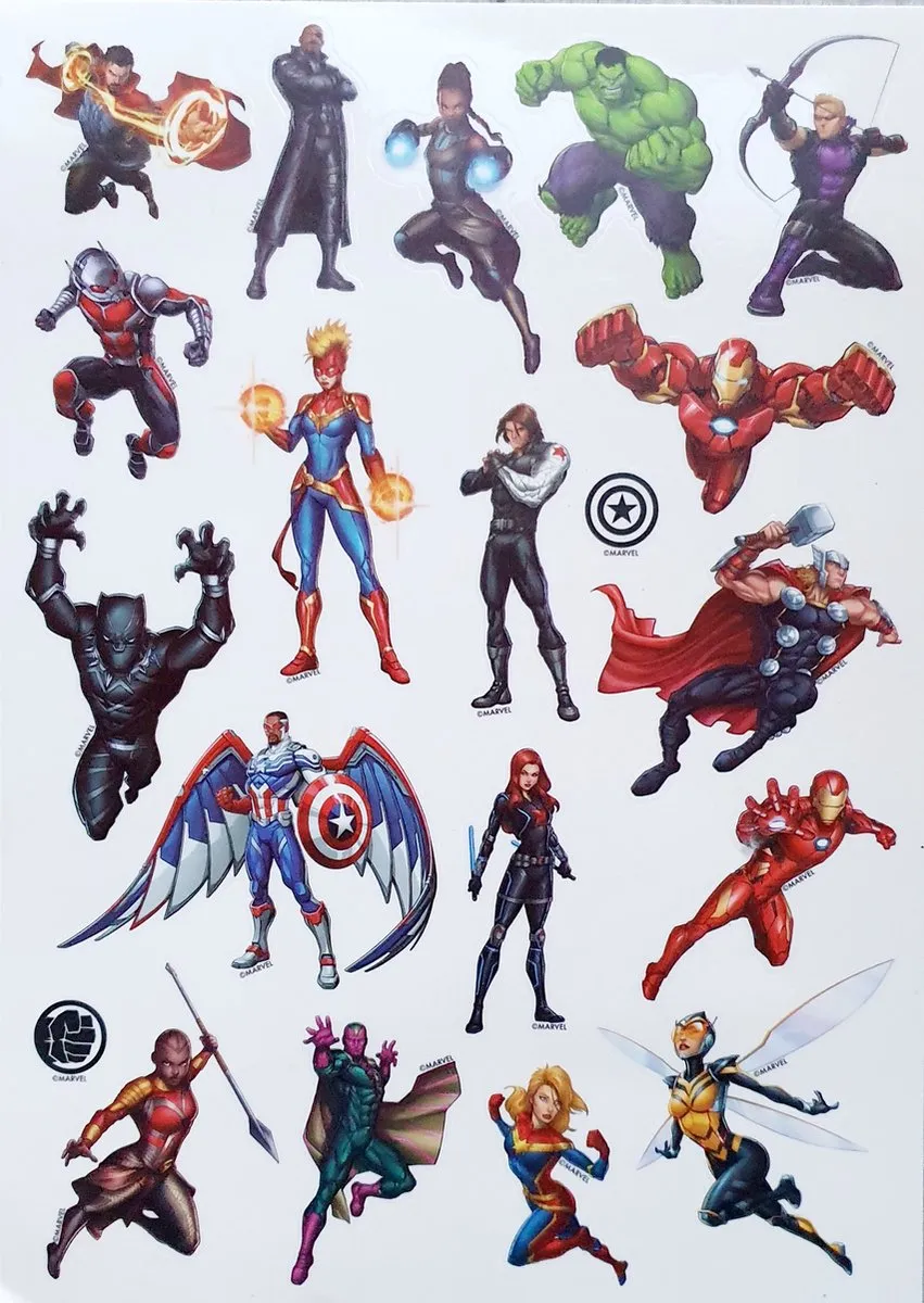 Marvel Avengers Raamstickers