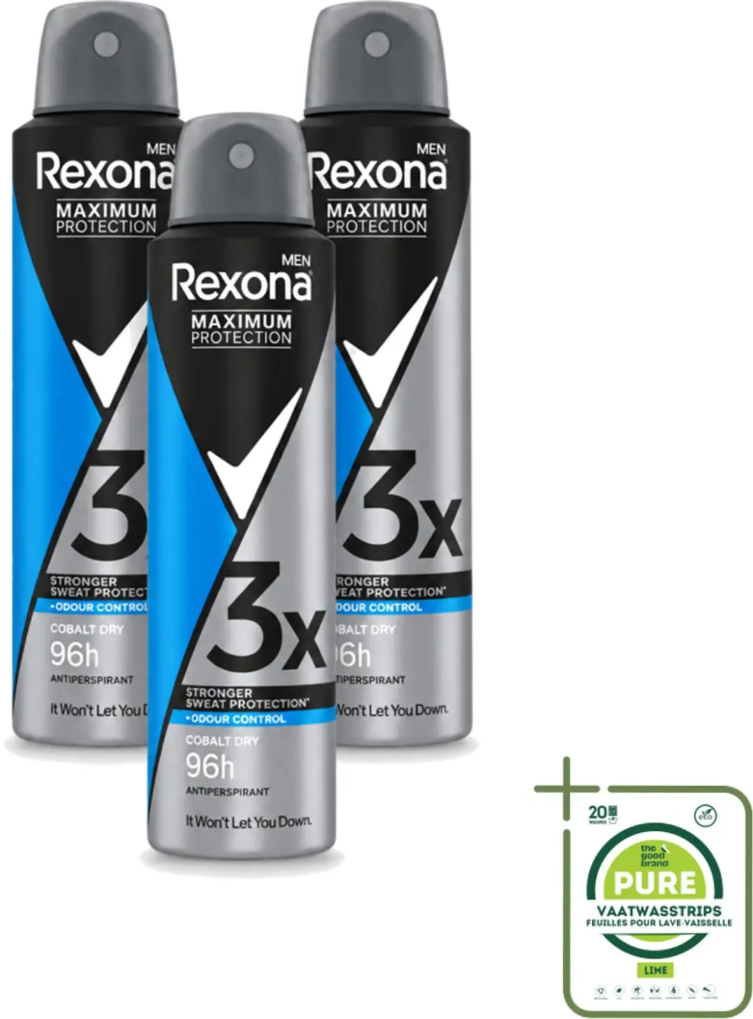 3 x Rexona