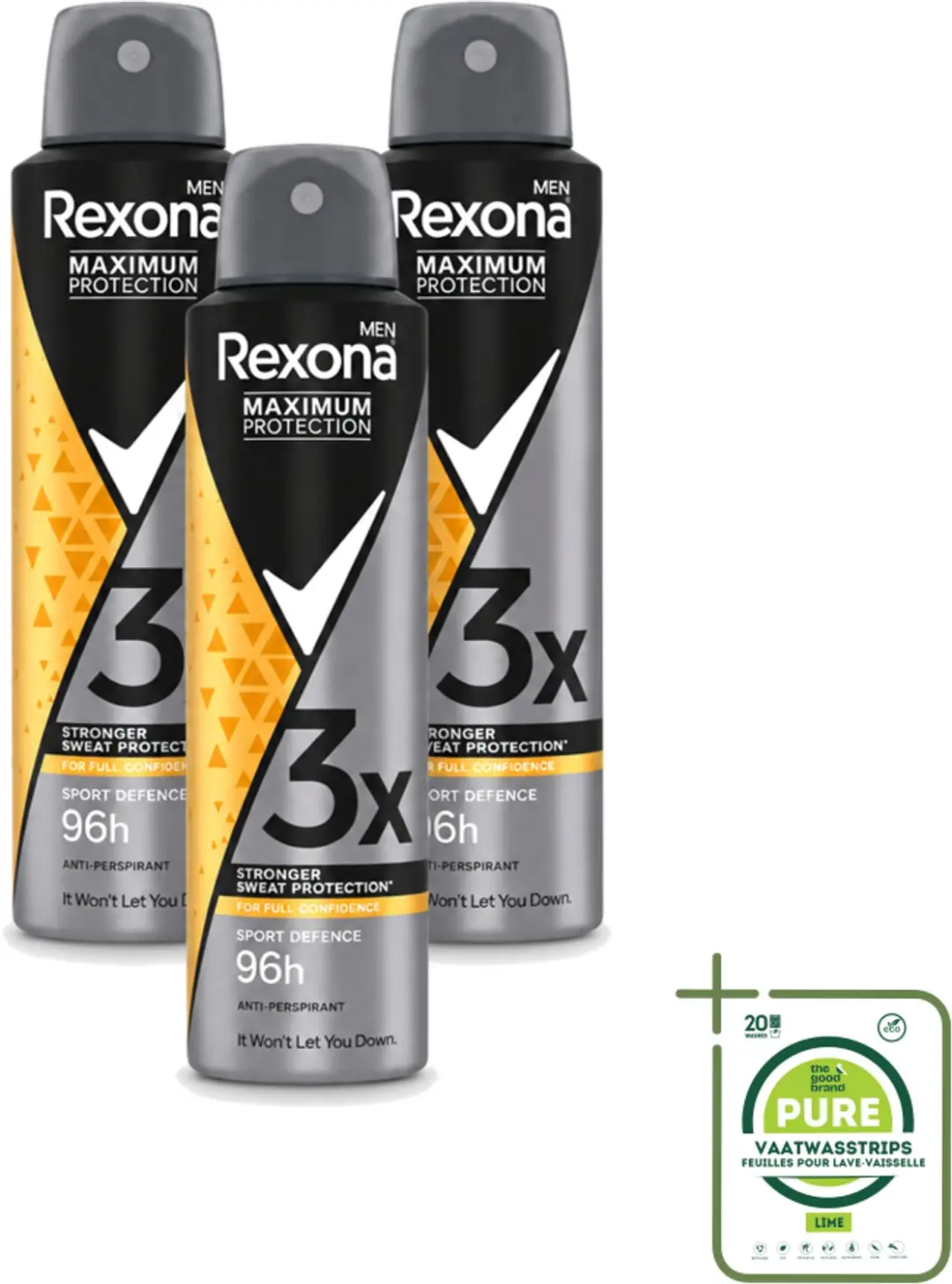 3 x Rexona