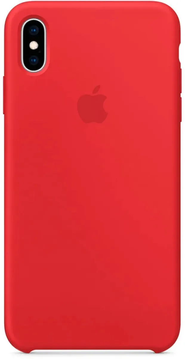 Apple iPhone XS Max Siliconen Back Cover MRWH2ZM/A - Rood