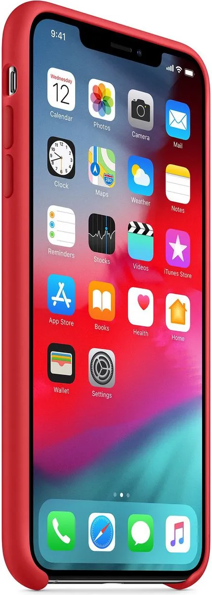 Apple iPhone XS Max Siliconen Back Cover MRWH2ZM/A - Rood