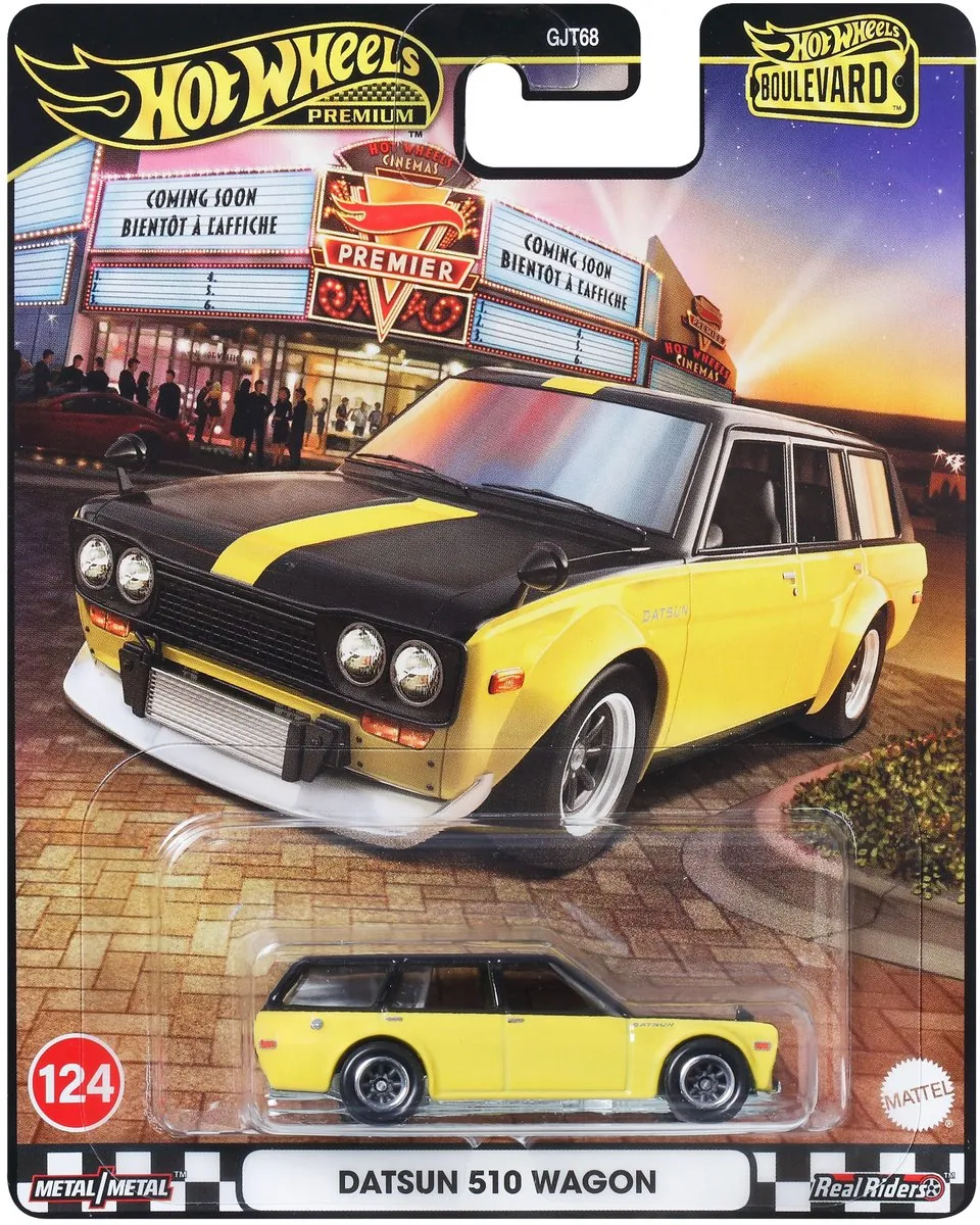 Hot Wheels JBL21 Auto - Metaal Zwart/Geel