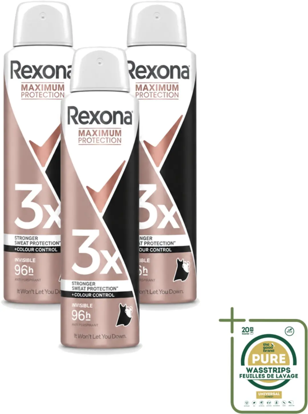3 x Rexona