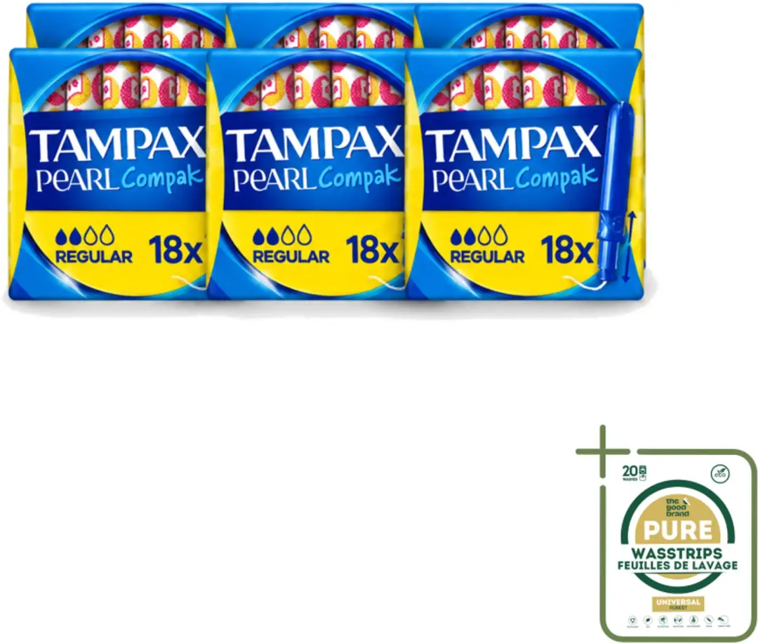 6 x Tampax Pearl Compak