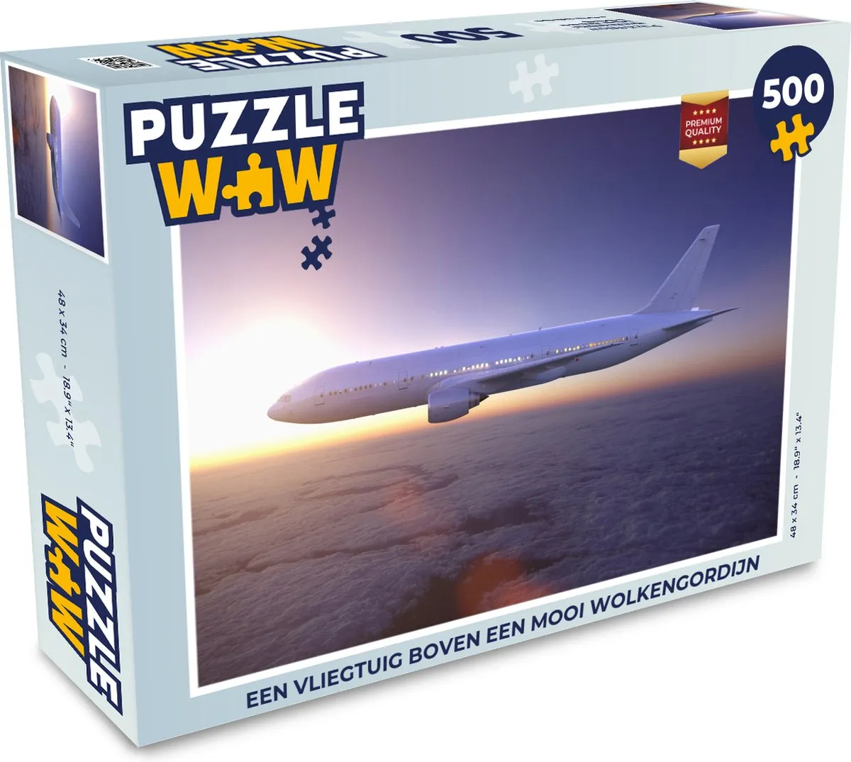 PuzzleWow Legpuzzel 500 Stuks - Multicolor