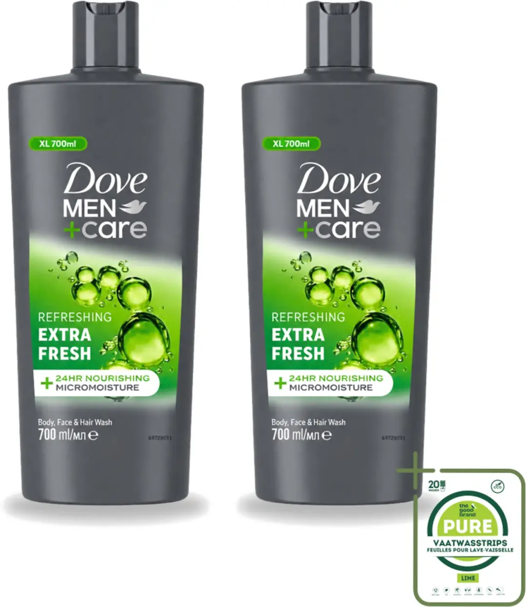 2 x Dove Men+Care