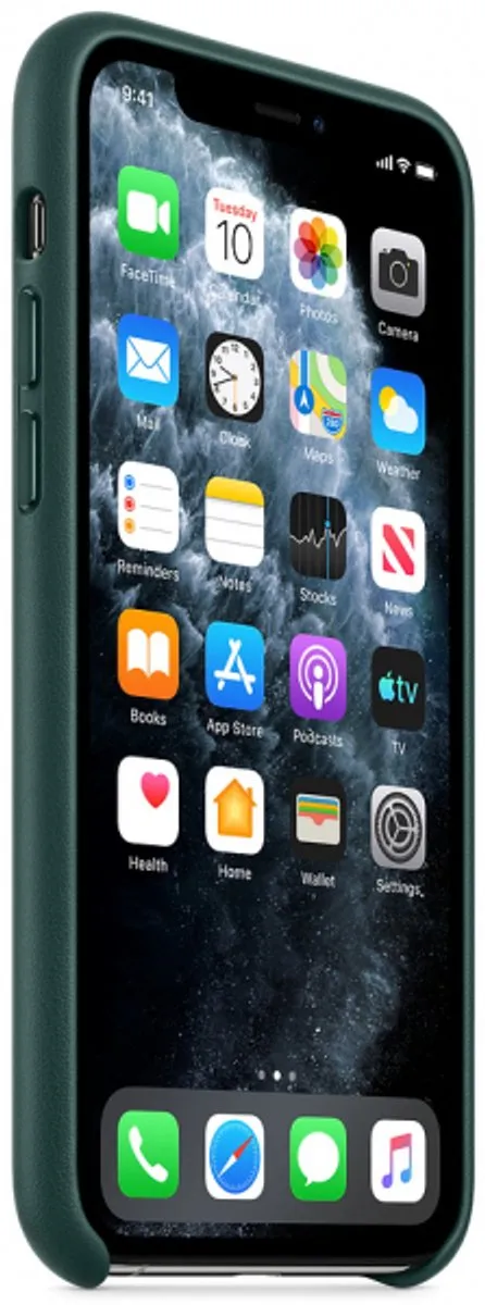 Apple Leren Hoesje iPhone 11 Pro Forest Green MWYC2ZM/A - afbeelding 6 van 6