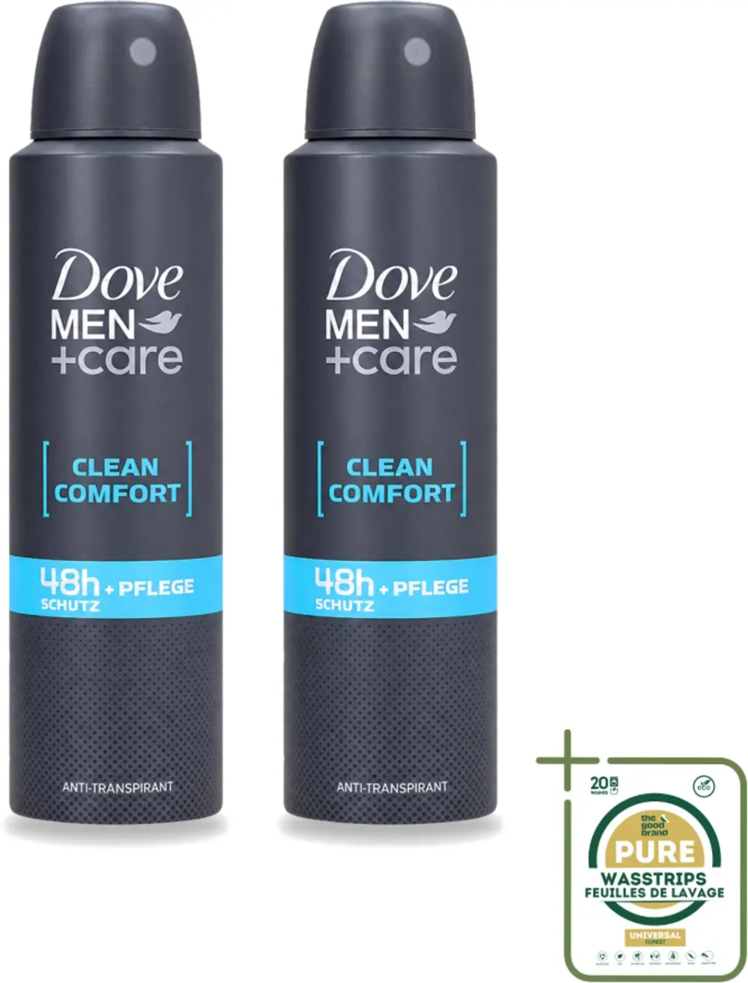 2 x Dove Men+Care
