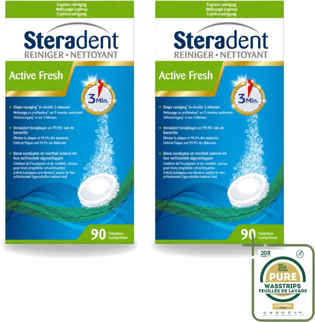 2 x Steradent