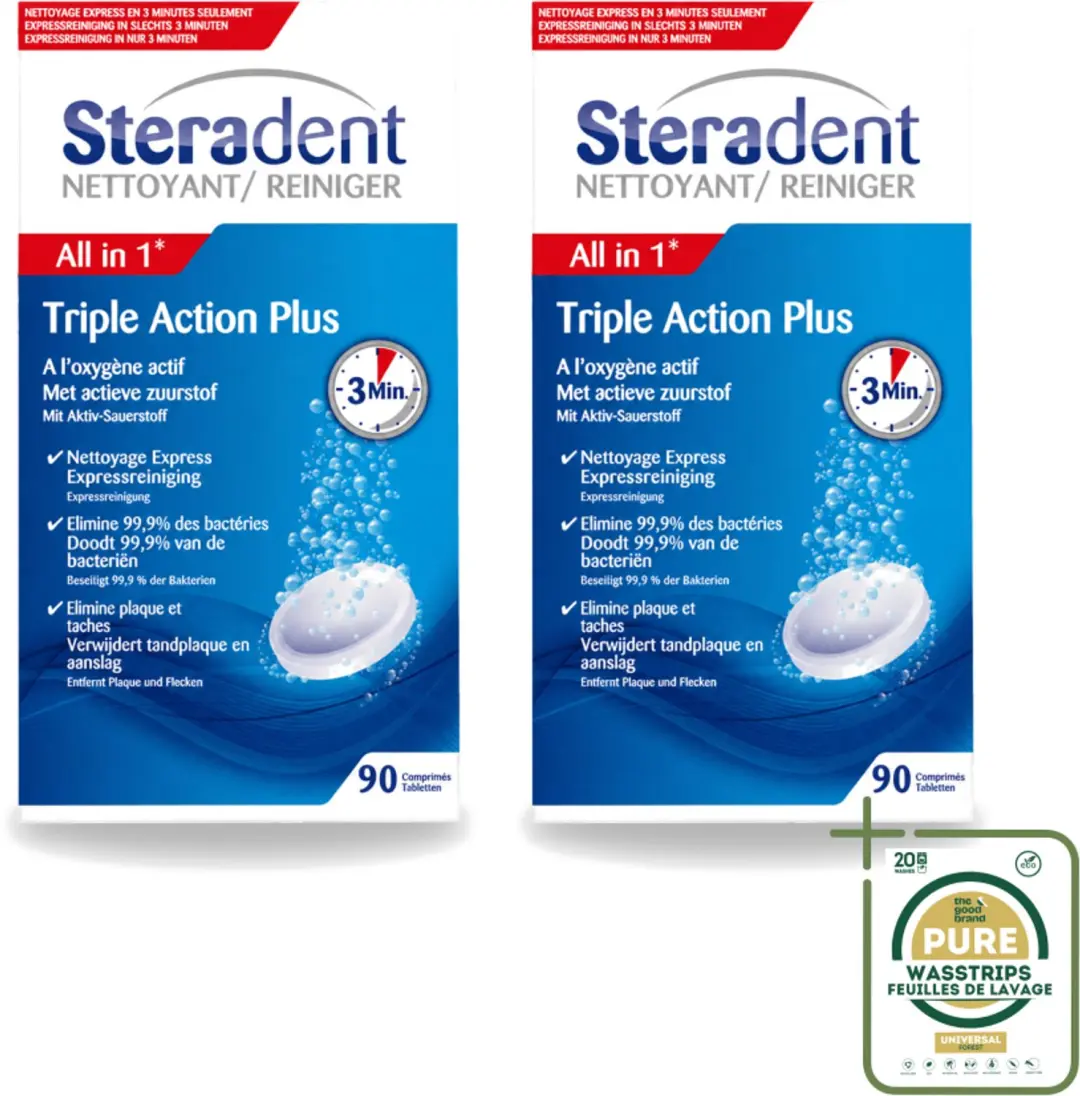 2 x Steradent