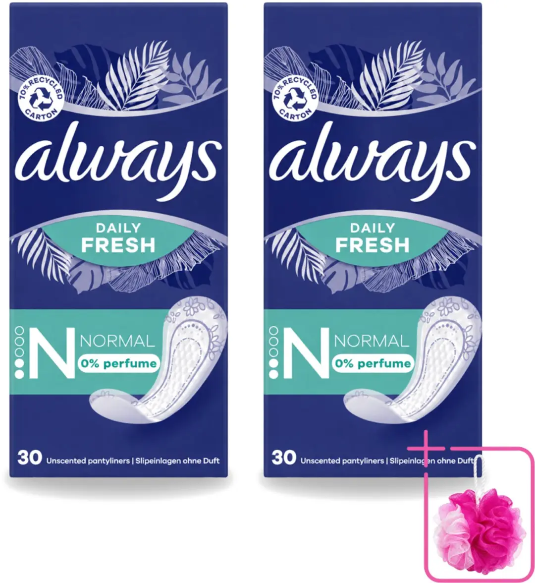 2 x Always Daily Fresh
