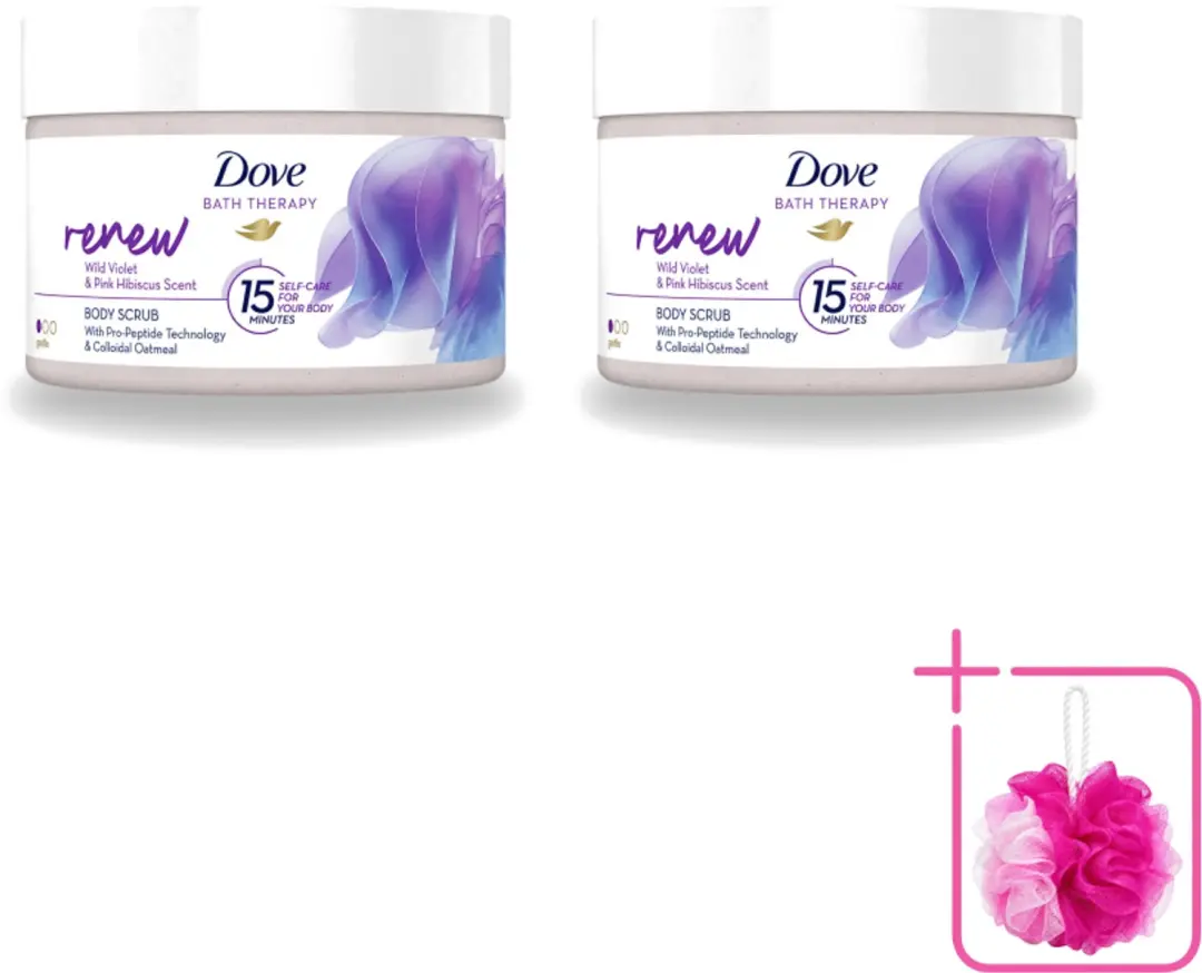 2 x Dove Bath Therapy Renew