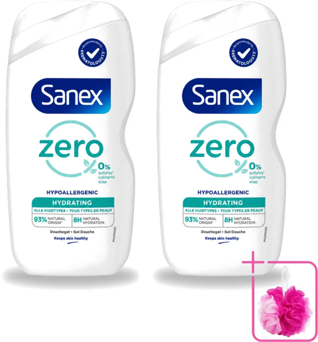 2 x Sanex Zero %