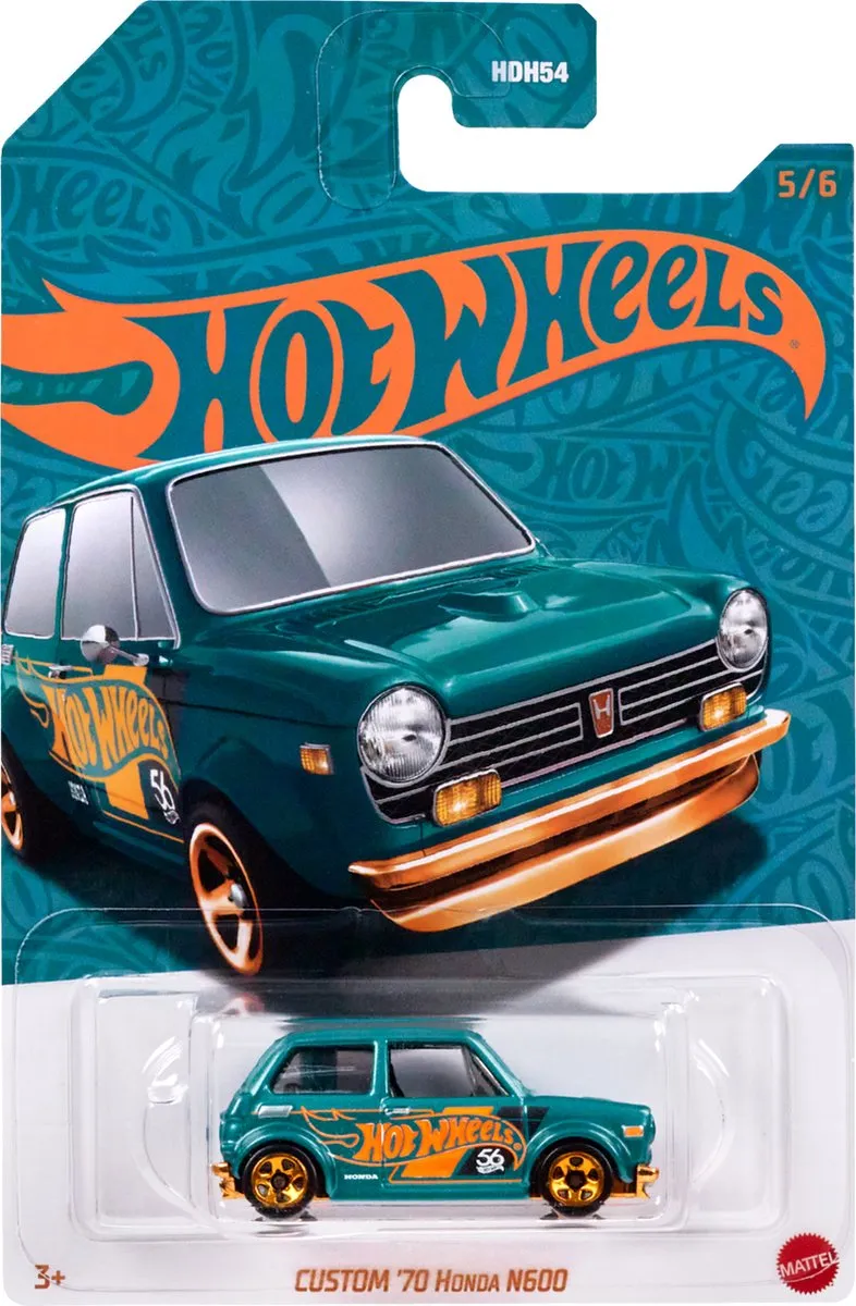 Hot Wheels HVW99 Auto - Goud/ Groen/ Oranje