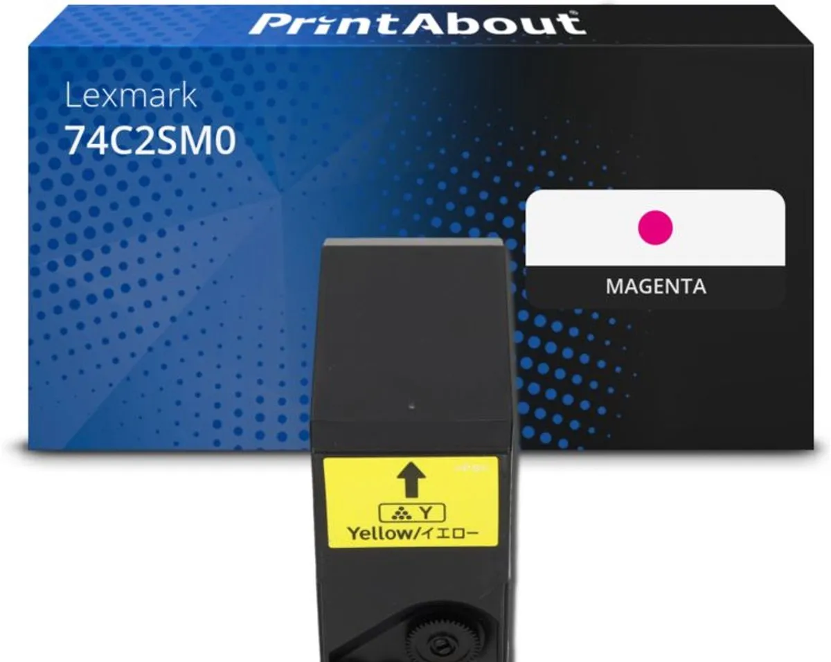 PrintAbout Lexmark 74C2SM0 Toner Magenta - 7.700 pagina's