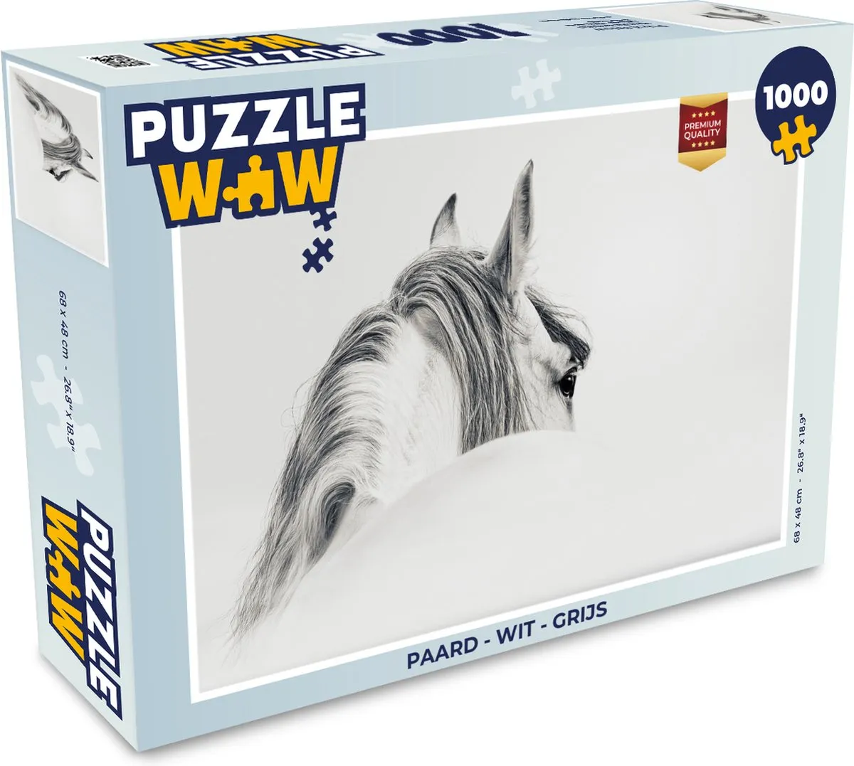 PuzzleWow Paard Legpuzzel 1000 Stuks