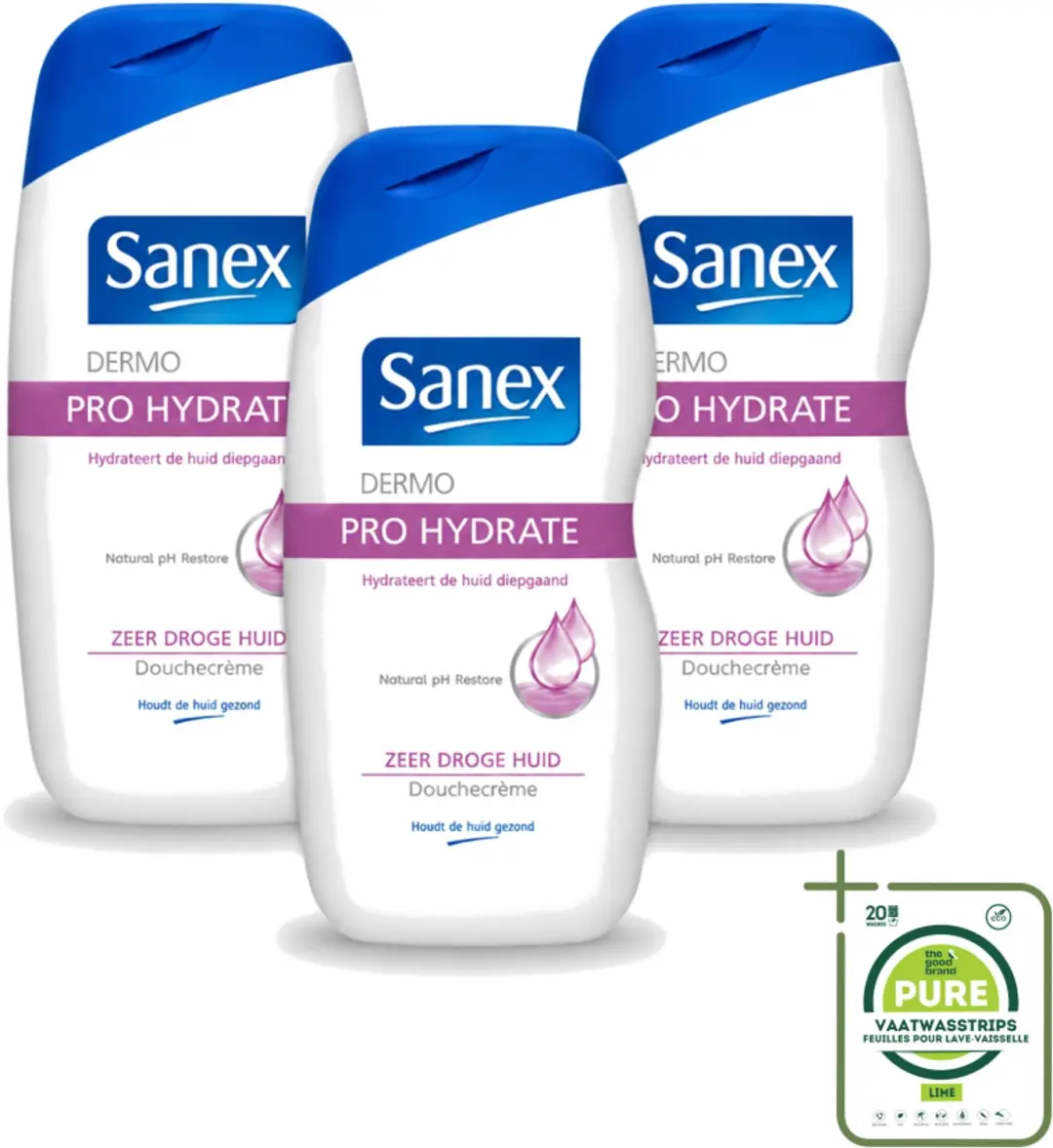 3 x Sanex Dermo