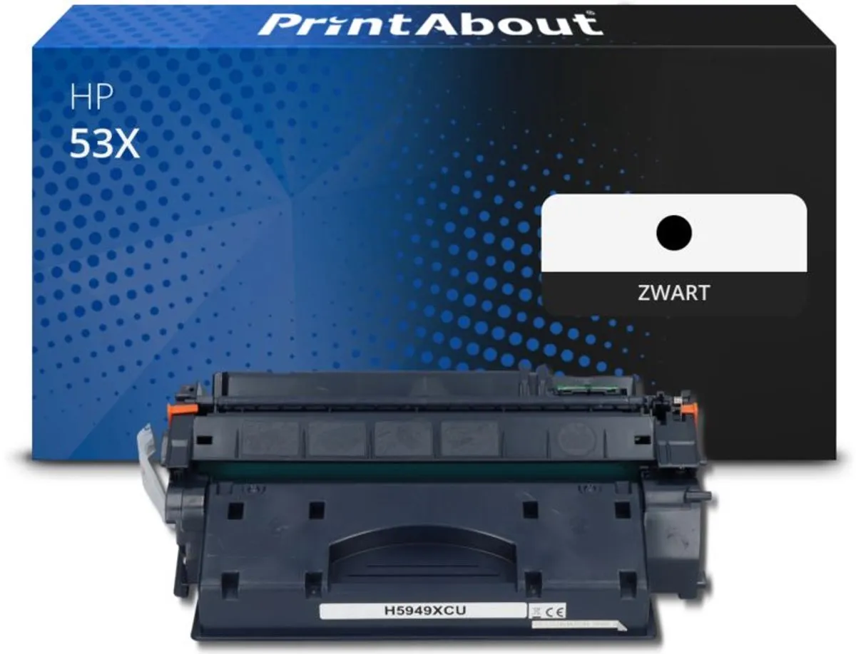 PrintAbout HP 53X Q7553X Toner Zwart