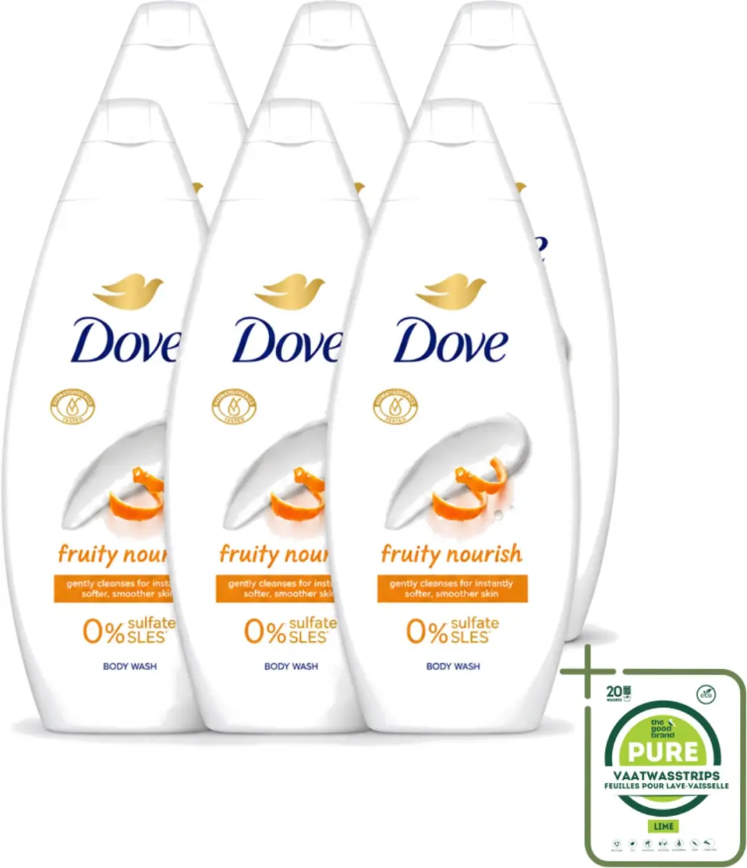 6 x Dove Fruity Nourish