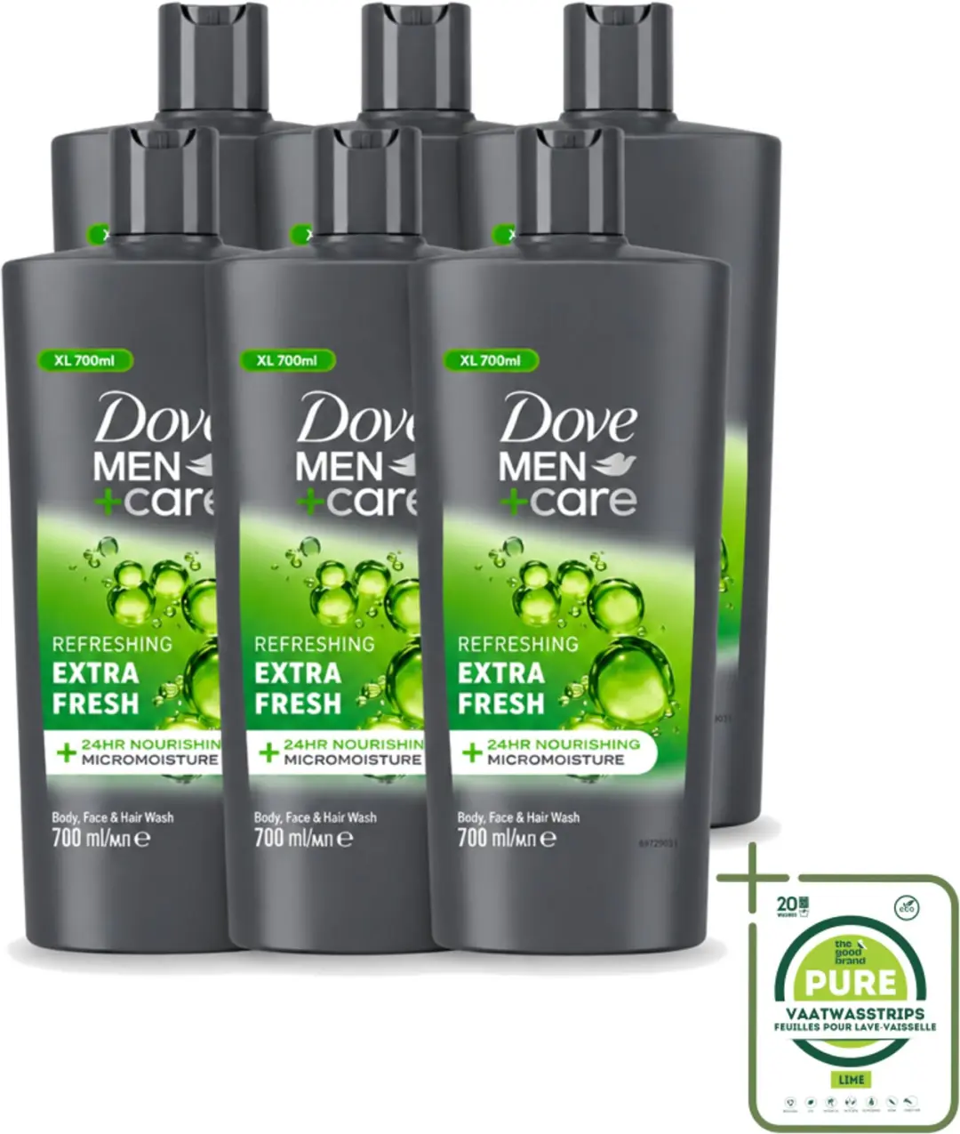 6 x Dove Men+Care