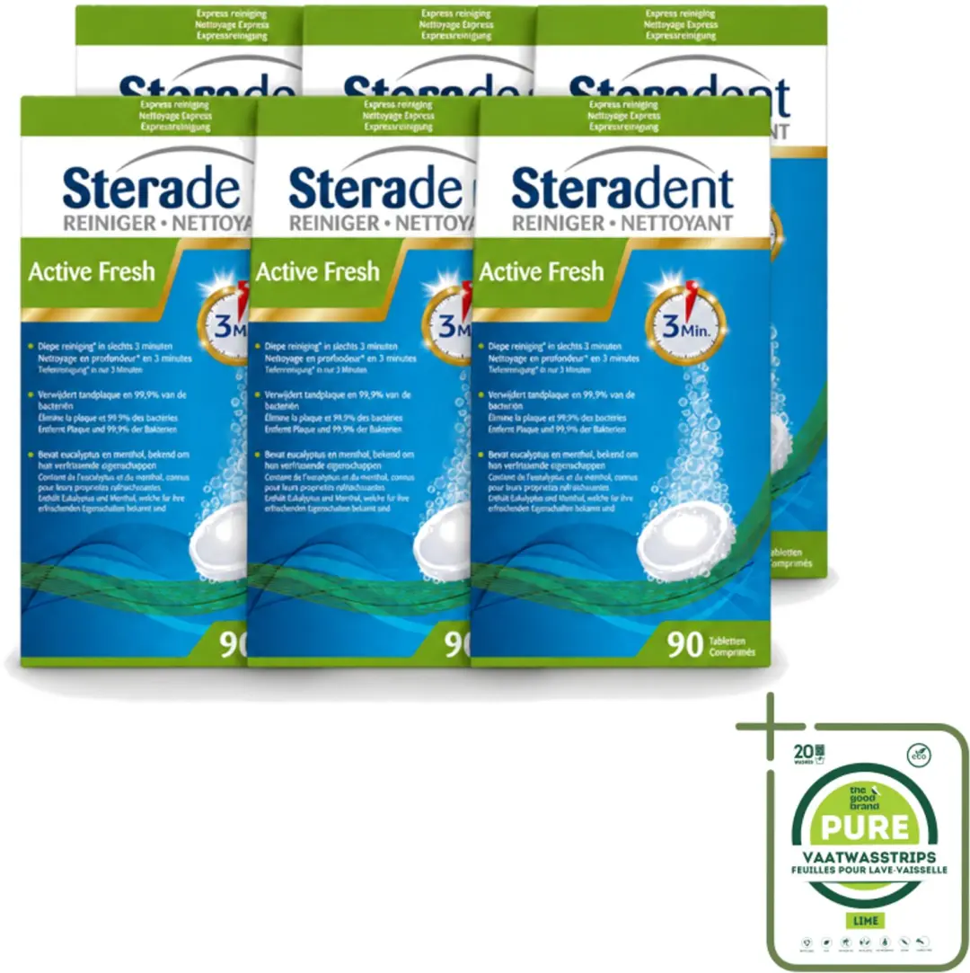 6 x Steradent