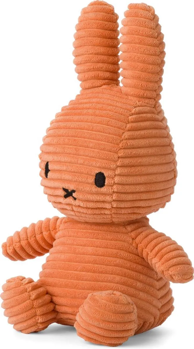 Nijntje Sitting Corduroy Pumpkin - 23 cm