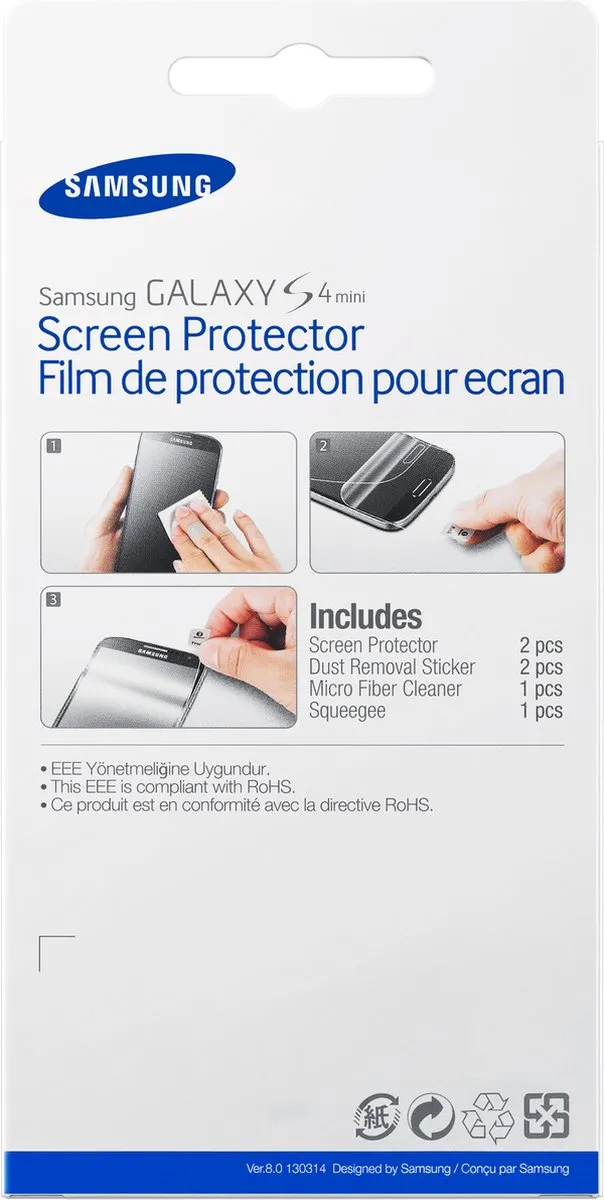 Samsung Galaxy S4 Mini Schermbeschermer - 2 Stuks