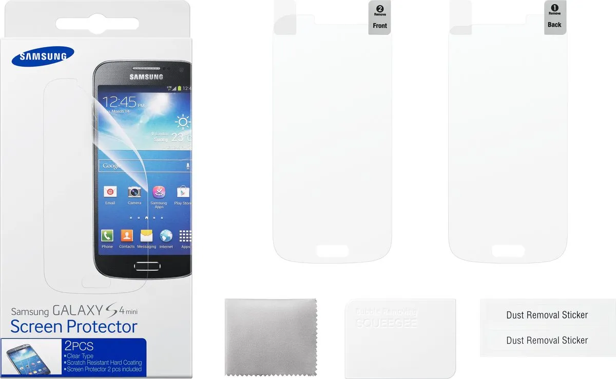 Samsung Galaxy S4 Mini Schermbeschermer - 2 Stuks
