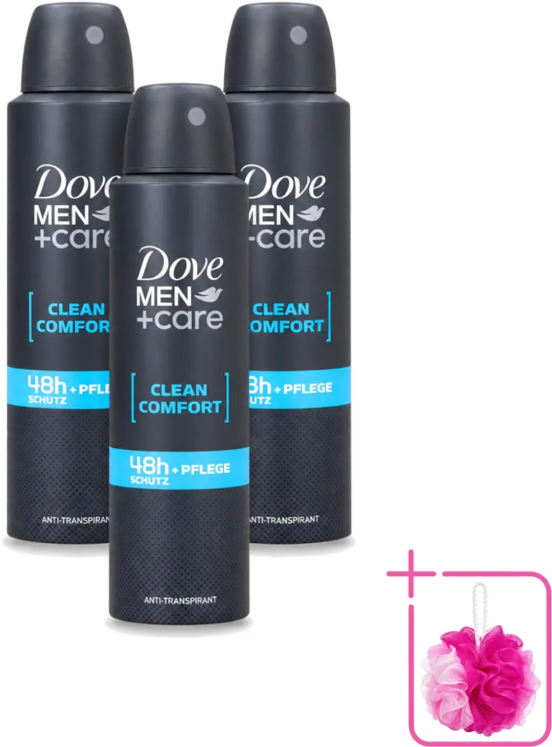 3 x Dove Men+Care