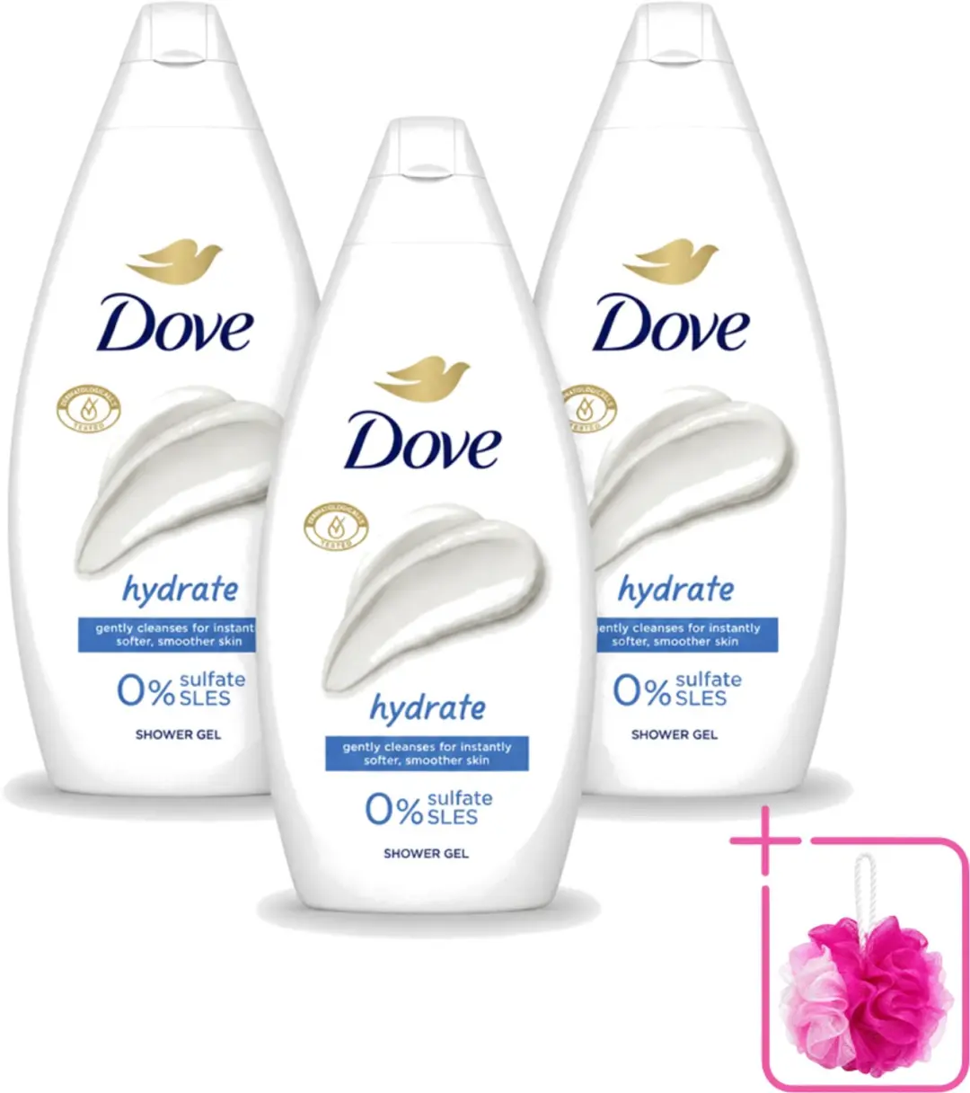 3 x Dove Hydrate