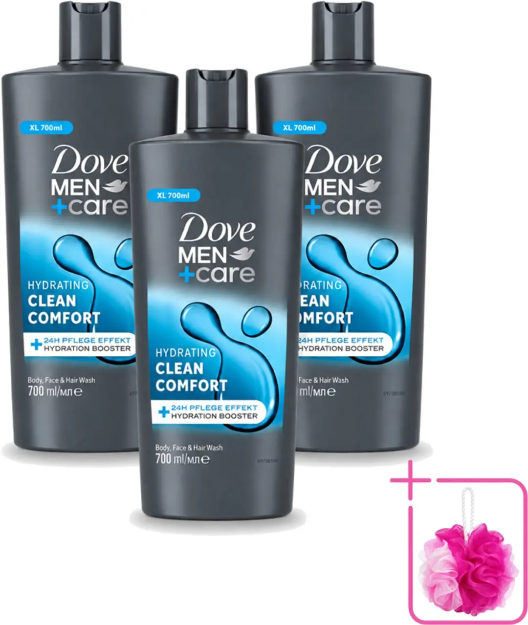 3 x Dove Men+Care
