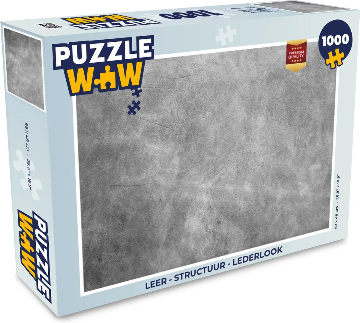 PuzzleWow Legpuzzel 1000 Stuks Lederlook
