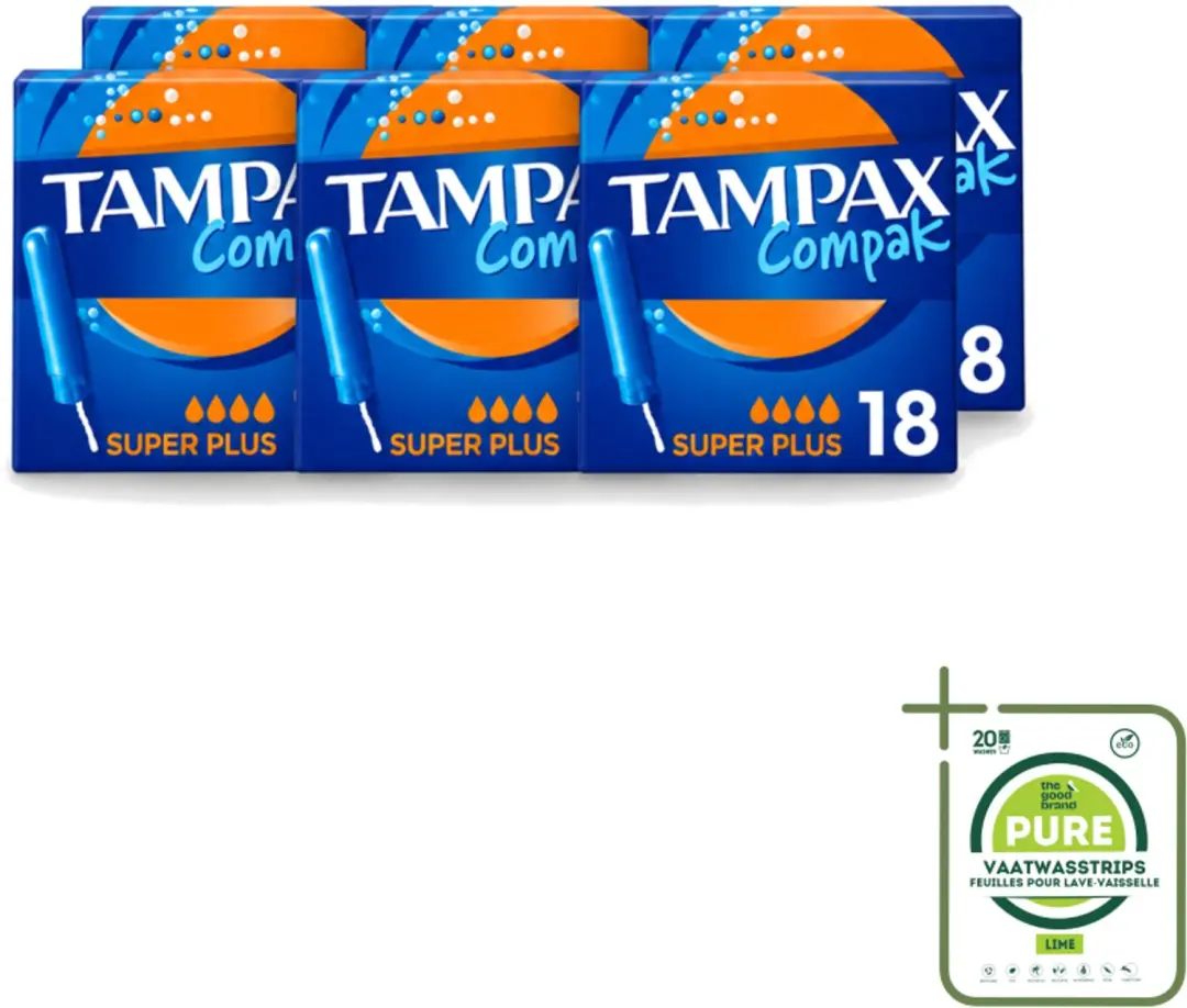 6 x Tampax Compak