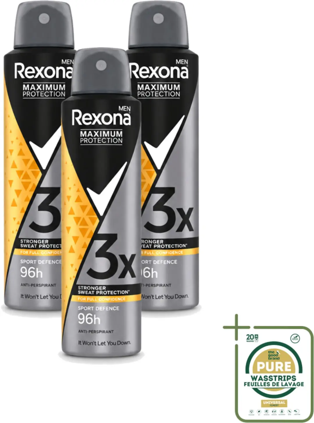 3 x Rexona